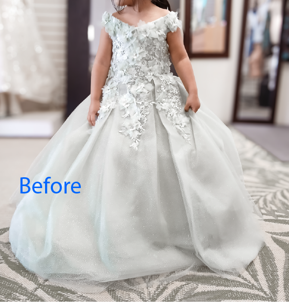 Before: Vintage Dress Restyle